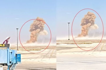 டமாஸ்கஸ் விமான நிலையத்திற்கு அருகே பயங்கர வெடிப்பு சம்பவம்: குறிவைக்கப்பட்டதா துருக்கி ராணுவ தளம்?