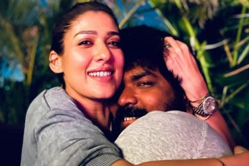 பொது இடத்தில் அப்படி ஒரு முத்தம், விக்னேஷ் சிவனுக்கு நயன்தாரா கொடுத்த பிறந்தநாள் பரிசு