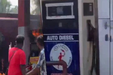 யாழில் பெட்ரோல் நிலையத்தில் பாரிய தீ விபத்து ; பல நூறு லீற்றர் எரிபொருளுக்கு நேர்ந்த நிலை