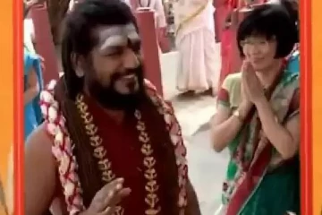 பொங்கல் பண்டிகையை உற்சாகமாக கொண்டாடிய நித்தியானந்தா : வைரலாகும் வீடியோ