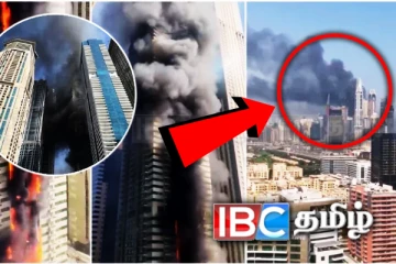 வெளிநாடொன்றில் பற்றி எரிந்த பாரிய கட்டடம்: ஆயிரக்கணக்கான மக்கள் மீட்பு