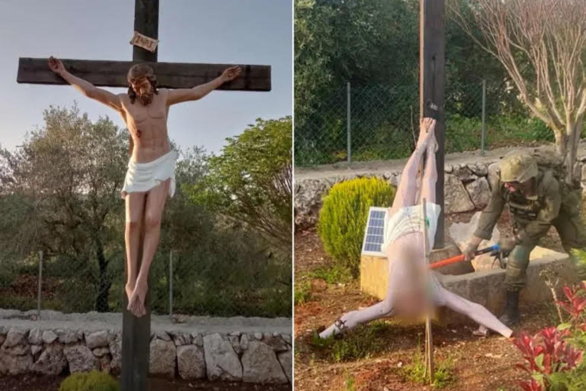 இயேசு கிறிஸ்து சிலையை உடைத்த இஸ்ரேல் வீரர்களுக்கு கிடைத்த தண்டனை | Israeli Soldiers For Damaging Jesus Christ Statue