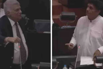 நாடாளுமன்றில் சஜித்தின் உதாரணத்துக்கு நன்றி தெரிவித்த  ரணில்!