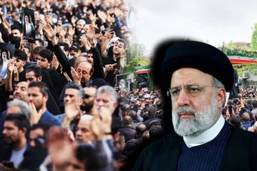 ரைசியின் இறுதி ஊர்வலத்தில் இஸ்லாமிய புரட்சியை விட அதிகமாக திரண்டுள்ள மக்கள்