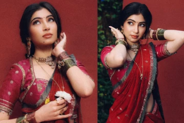 துரந்தர் பட கதாநாயகி நடிகை சாரா அர்ஜுனின் அழகிய போட்டோஷூட்..