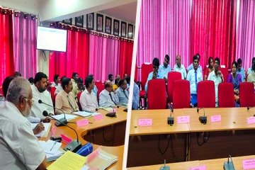 கிளிநொச்சி அபிவிருத்திக் குழு கூட்டம்: அரச நிர்வாக சேவை உத்தியோகத்தர்கள் பகிஸ்கரிப்பு