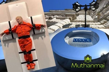 கலை ஆர்வலர்களுக்கு ஏற்பட்டுள்ள ஏமாற்றம்: சிலுவையில் அறையப்பட்ட ட்ரம்ப் சிலை