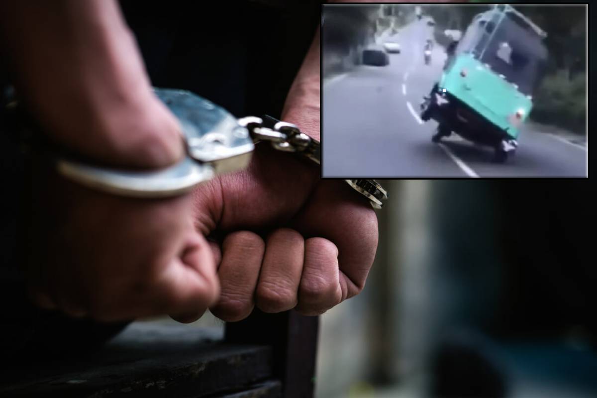 காணொளி ஆதாரத்தால் சிக்கிய முச்சக்கர வண்டி சாகசம் ; போதையில் இரு இளைஞர்கள் கைது | Three Wheeler Video Evidence Two Youths Arrested காணொளி ஆதாரத்தால் சிக்கிய முச்சக்கர வண்டி சாகசம் ; போதையில் இரு இளைஞர்கள் கைது | Three Wheeler Video Evidence Two Youths Arrested