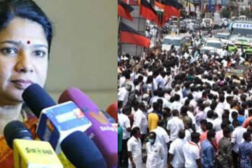 கரூரில் திமுக - அதிமுக இடையே மோதல் - காயமடைந்தவரை சந்தித்து கனிமொழி ஆறுதல்!