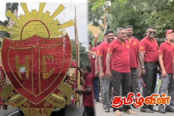 மட்டக்களப்பு இந்துக்கல்லூரியின் 80ஆவது ஆண்டு நிறைவினை முன்னிட்டு நடைபவனி