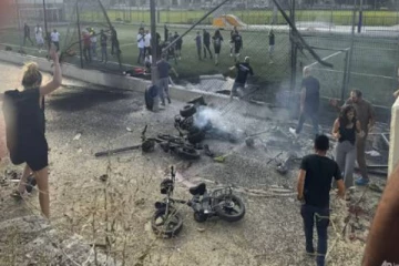 இஸ்ரேலில் கால்பந்தாட்ட மைதானத்தின் மீது ஏவுகணை தாக்குதல்!