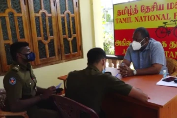 நாடாளுமன்ற உறுப்பினர் கஜேந்திரகுமார் பொன்னம்பலத்திடம் பொலிஸார் வாக்கு மூலம் பதிவு