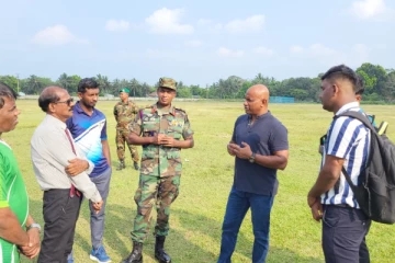 சனத் ஜெயசூரிய கிளிநொச்சிக்கு விஜயம்