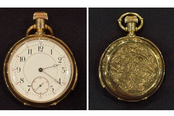 டைட்டானிக் சோகம்: தங்க பாக்கெட் வாட்ச்: ரூ 1.78 கோடிக்கு விற்பனை | Isidor Gold Pocket Watch Sold For 1 78M டைட்டானிக் சோகம்: தங்க பாக்கெட் வாட்ச்: ரூ 1.78 கோடிக்கு விற்பனை | Isidor Gold Pocket Watch Sold For 1 78M