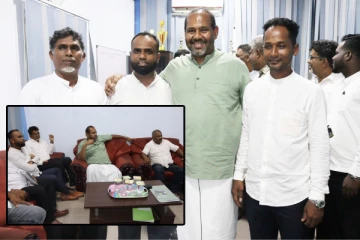 கிண்ணியா நகர சபை தவிசாளர் உடன் கஜேந்திர குமார் எம்.பி சந்திப்பு