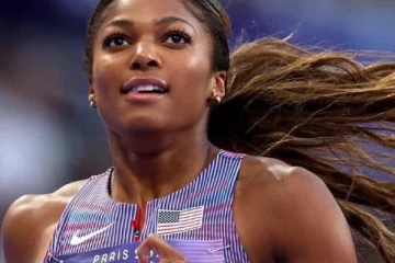 පැරිස් ඔලිම්පික් හී කාන්තා මීටර් 200 තරගයෙන් ජයගැනීමට ඇමෙරිකාවේ ගැබී තෝමස් සමත් වුණා.