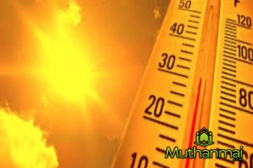 நாட்டின் சில பகுதிகளில் உச்சம் கொடுக்கும் சூரியன்