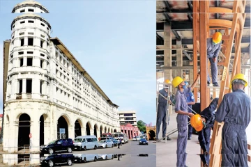 கபூர் கட்டிடத்தில் இருந்து வீழ்ந்த கடற்படை உறுப்பினர்