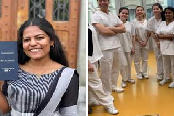 சுவிஸ் சென்ற ஈழத்து சிறுமி மருத்துவராக சாதனை! | Elamite Girl Achievement Doctor Switzerland