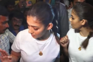 உதவியாளரின் அந்த செயல்..!! டச் பண்ணாதீங்க !! கடுப்பான நயன்!!