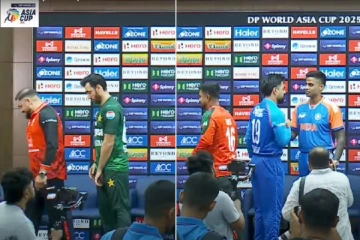 ஆசிய கோப்பை 2025: கைகுலுக்க மறுத்த பாகிஸ்தான் கேப்டன்: கட்டியணைத்த சூர்யகுமார் யாதவ்!