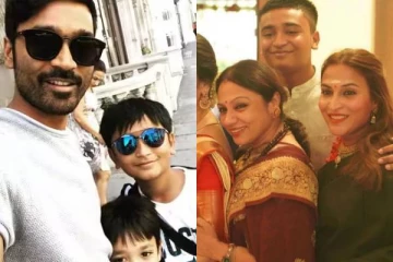 தாத்தாவை உரித்து வைத்திருக்கும் தனுஷ் மகன்!! ஐஸ்வர்யா வெளியிட்ட புகைப்படம்..