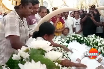 ඝාතනය වූ නීතිඥවරයාගේ සහ බිරිඳගේ දේහයන් නිවසට