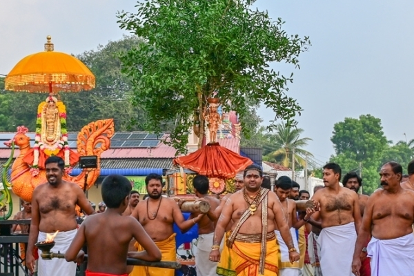 நல்லூர் சிவன் கோவிலில் திருவெம்பாவை புட்டு திருவிழா; பக்தியுடன் கலந்துகொண்ட பக்தர்கள்! | Thiruvempavai Puttu Thiruvizha Nallur Sivan Kovil