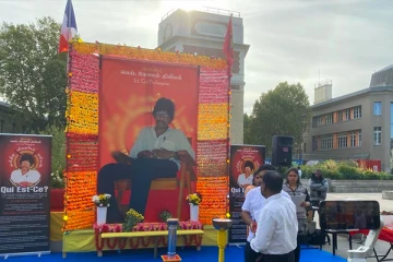 பாரிஸ் நகரில் எழுச்சியுடன் நடைபெற்ற தியாதீபம் திலீபனின் நினைவேந்தல் (Photos)