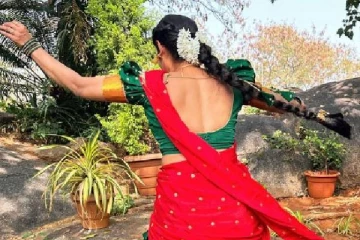 48 வயதில் இப்படியா!! பாவாடை தாவணியில் இளம் நடிகைகளுக்கு டஃப் கொடுக்கும் நடிகை கஸ்தூரி..