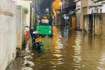 சாய்ந்தமருதிலும் கொட்டித்தீர்த்த மழை
