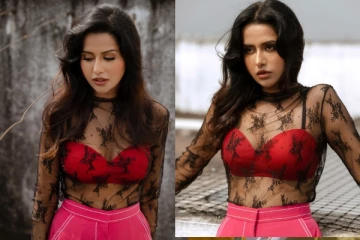 ரைசா வில்சன் ட்ரான்ஸ்பரென்ட் உடையில் கிளாமர் போட்டோஷூட்