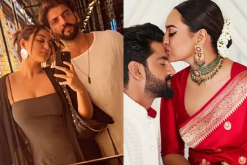 திருமணமான கையோடு ஹனிமூன்!! நீச்சல் குளத்தில் கணவருடன் நடிகை சோனாக்ஷி..