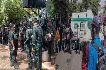 நாடாளுமன்றத்துக்கு அருகில் இடம்பெற்ற மோதல்! தோட்டாக்களுடன் தவறவிடப்பட்ட துப்பாக்கி