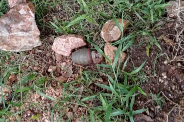 நெடுங்கேணியில் கைக்குண்டு மீட்பு