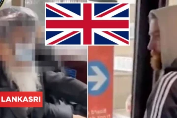 லண்டனில் நடந்த வெறுக்கத்தக்க சம்பவம்! உங்க நாட்டுக்கு போ என மிரட்டிய பயங்கரம்: கமெராவில் பதிவான காட்சி