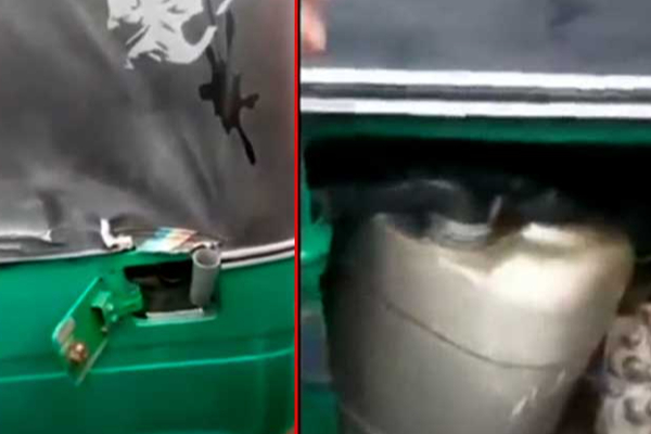 முச்சக்கர வண்டியொன்றின் மூலம் எரிபொருள் மோசடி! | Fuel Fraud By A Three Wheeler
