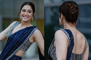 சேலையிலும் கவர்ச்சி காட்டும் ரெஜினா கசன்ரா.. ஹாட் ஸ்டில்கள்