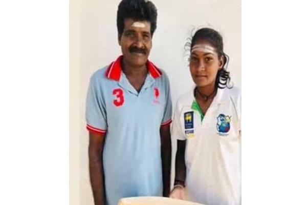 வறுமையிலும்  விடாமுயற்சி; தேசிய மகளிர் கிரிக்கெட் அணியில்  இடம்பிடித்த  கிளிநொச்சி மாணவி | Kilinochchi Student National Women S Cricket Team