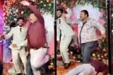 திருமணத்தில் ஜாலியாக நடனமாடிய நபர்; திடீரென சரிந்து விழுந்து உயிரிழப்பு - அதிர்ச்சி வீடியோ