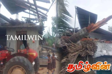 மட்டக்களப்பில் வீசிய மினி சூறாவளி!