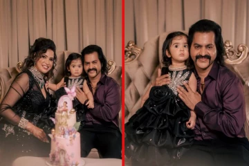 மகளின் முதலாவது பிறந்த நாள்... அசத்திய ரெடின் கிங்ஸ்லி- சங்கீதா