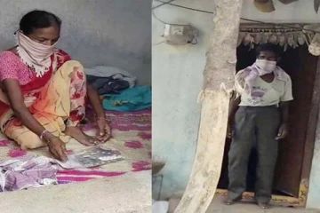 கொரோனா பாதித்த மனைவி: பாத்ரூமில் அடைத்து வைத்து கொடுமைப்படுத்திய கணவன்