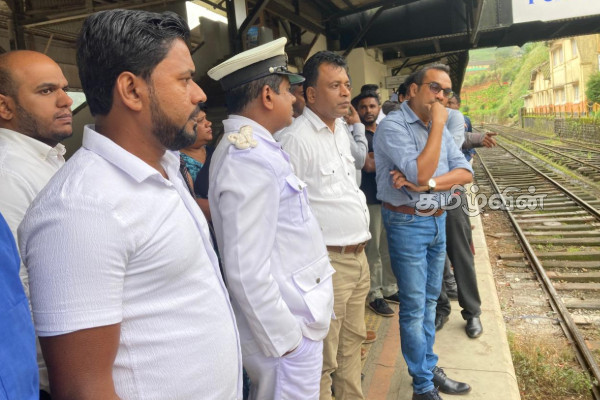 நானுஓயா தொடருந்து நிலையத்திற்கு விஜயம் செய்த அமைச்சர் பிமல் | Minister Bimal Visits Nanu Oya Railway Station