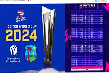 டி20 உலகக் கோப்பை 2024: வெளியான போட்டி அட்டவணை