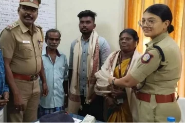 சாலையில் கிடந்த பணக்கட்டு., இலங்கை தமிழ்ப்பெண்ணின் செயலுக்கு காவல்துறை பாராட்டு