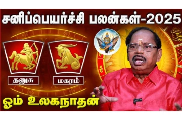 சனிப்பெயர்ச்சி 2025: தனுசு மற்றும் மகர ராசிக்கு சாதமாக? பாதகமா?
