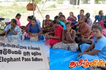 ஆனையிறவு உப்பள ஊழியர்களின் தொடர் போராட்டம்:விடுக்கப்பட்டுள்ள கோரிக்கை