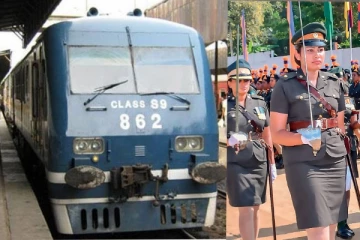 දුම්රිය වර්ජන හමාරයි..යුද හමුදාවට දුම්රිය ධාවනය පුහුණුව ලබාදෙයි..