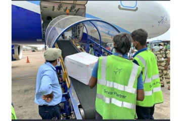 ஹைதராபாத்திலிருந்து சென்னை வந்தடைந்த 82 ஆயிரம் கோவாக்ஷின் தடுப்பூசிகள்....